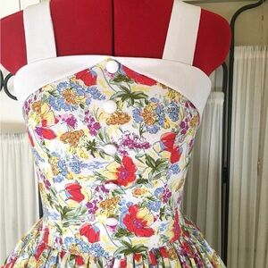 50s Vintage Style Summer Dress
